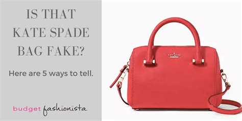 kate spade bags how to spot a fake|authentic kate spade bag.